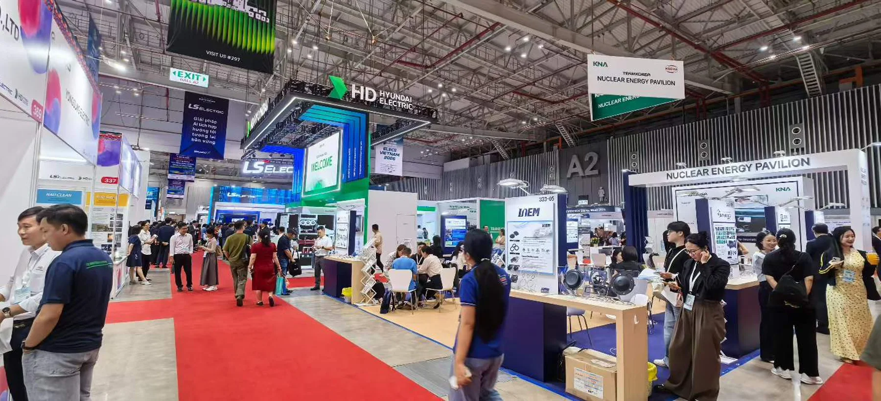 Vietnam electricity and energy exhibition floor